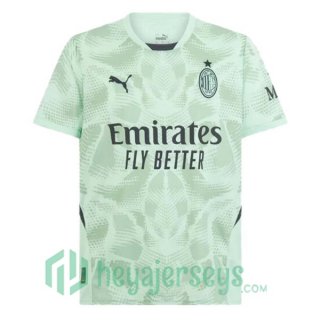 AC Milan Goalkeeper Soccer Jerseys Green 2024/2025