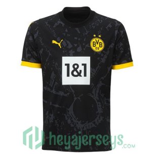 Dortmund BVB Away Soccer Jerseys Black 2023/2024