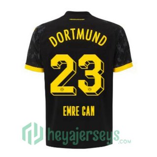 Dortmund BVB (Emre Can 23) Away Soccer Jerseys Black 2023/2024