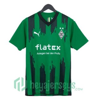 Monchengladbach Away Soccer Jerseys Green 2023/2024