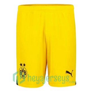 Dortmund BVB Away Soccer Shorts Yellow 2023/2024