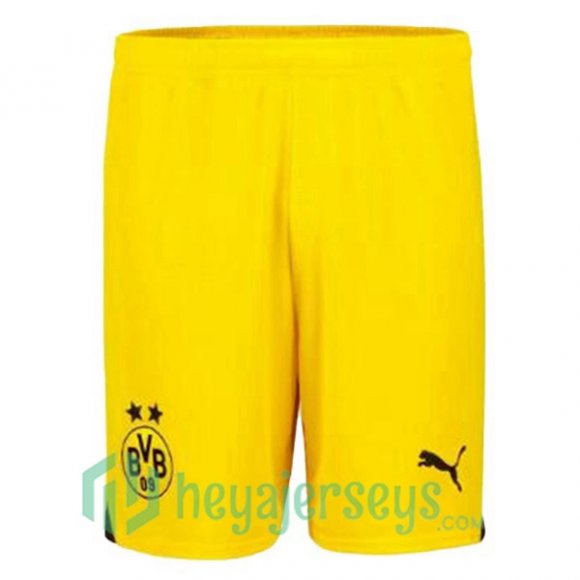 Dortmund BVB Away Soccer Shorts Yellow 2023/2024
