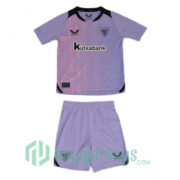 Athletic Club Kids Third Soccer Jerseys Purple 2024/2025