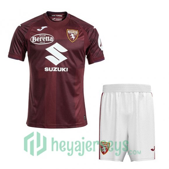 Torino FC Kids Home Soccer Jerseys Red 2024/2025