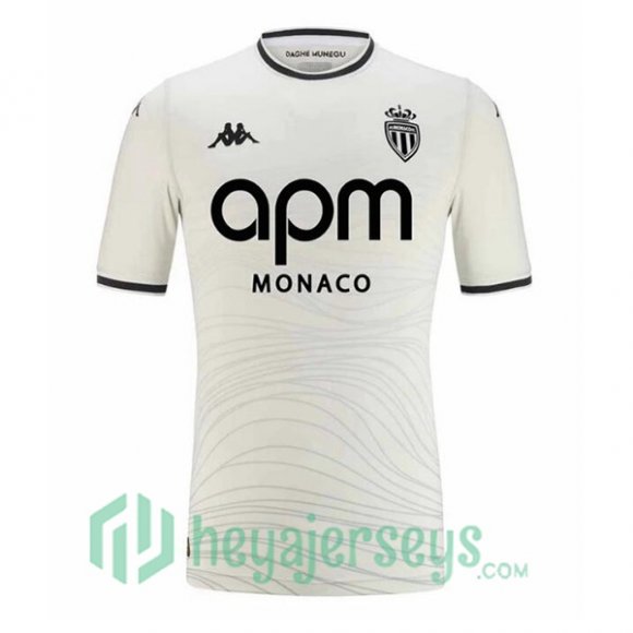 AS Monaco Third Soccer Jerseys White 2024/2025