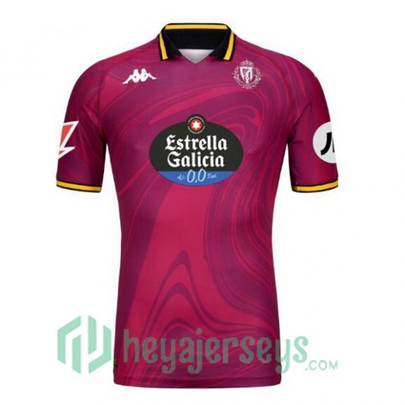 Real Valladolid Third Soccer Jerseys Red 2024/2025