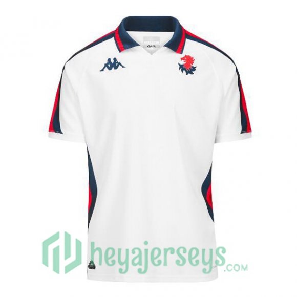 Genoa CFC Away Soccer Jerseys White 2024/2025