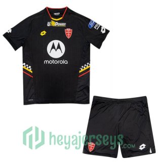 AC Monza Kids Third Soccer Jerseys Black 2024/2025