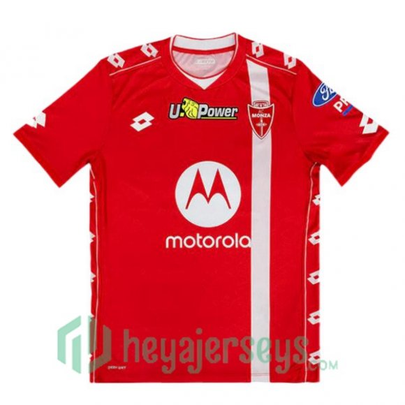 AC Monza Home Soccer Jerseys Red 2024/2025