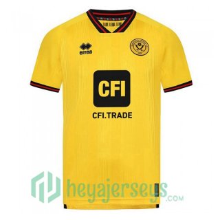 Sheffield United Away Soccer Jerseys Yellow 2023/2024