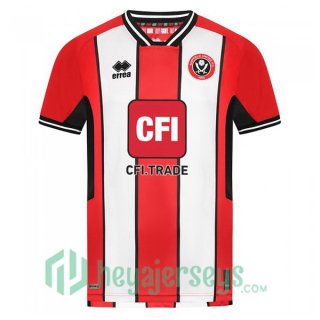 Sheffield United Home Soccer Jerseys Red White 2023/2024