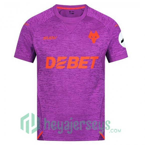 Wolves Third Soccer Jerseys Purple 2024/2025