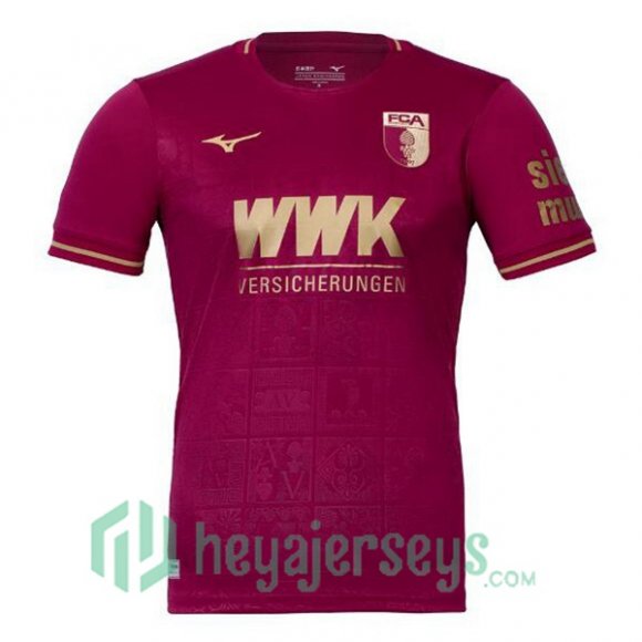 FC Augsburg Third Soccer Jerseys Red 2024/2025