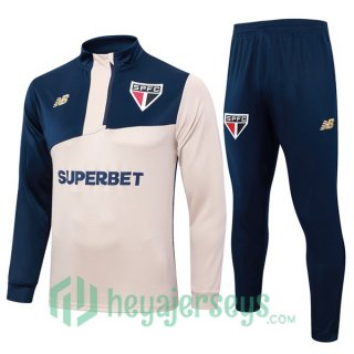 Tracksuit Sao Paulo FC Yellow Blue Royal 2024/2025