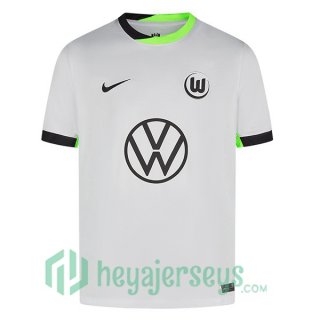 Vfl Wolfsburg Third Soccer Jerseys White 2024/2025