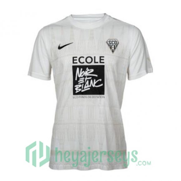 Angers SCO Away Soccer Jerseys White 2024/2025