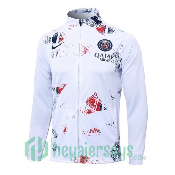 Training Jacket Paris Saint Germain White 2024/2025