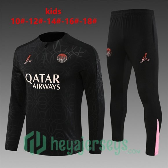 Tracksuit Paris Saint Germain Kids Black 2024/2025