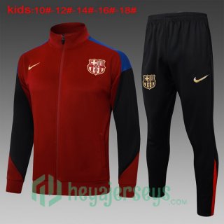 Training Jacket FC Barcelona Kids Red 2024/2025