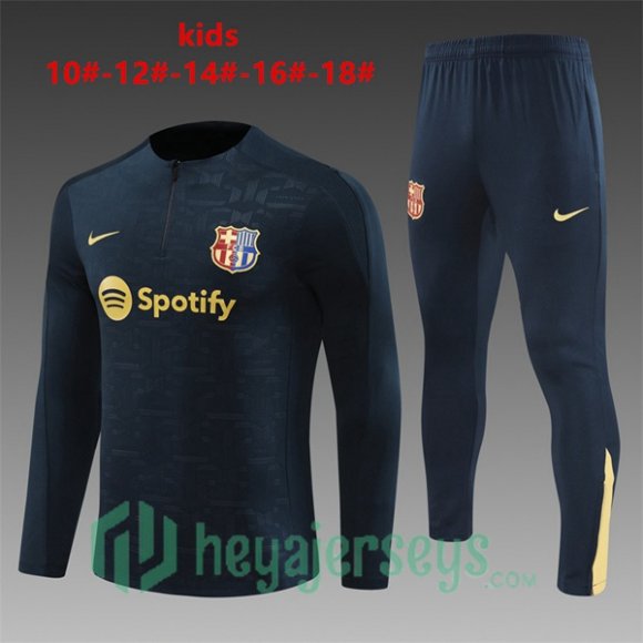 Tracksuit FC Barcelona Kids Black 2024/2025