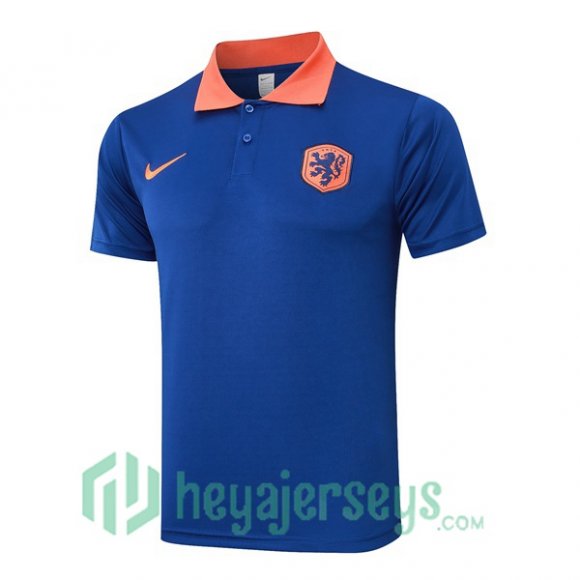 Soccer Polo Paesi Bassi Blue 2024/2025