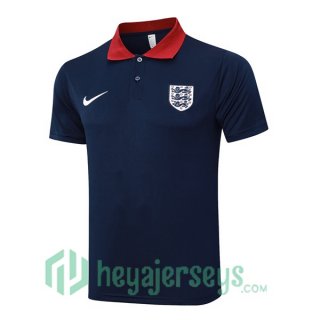 Soccer Polo England Blue Royal 2024/2025