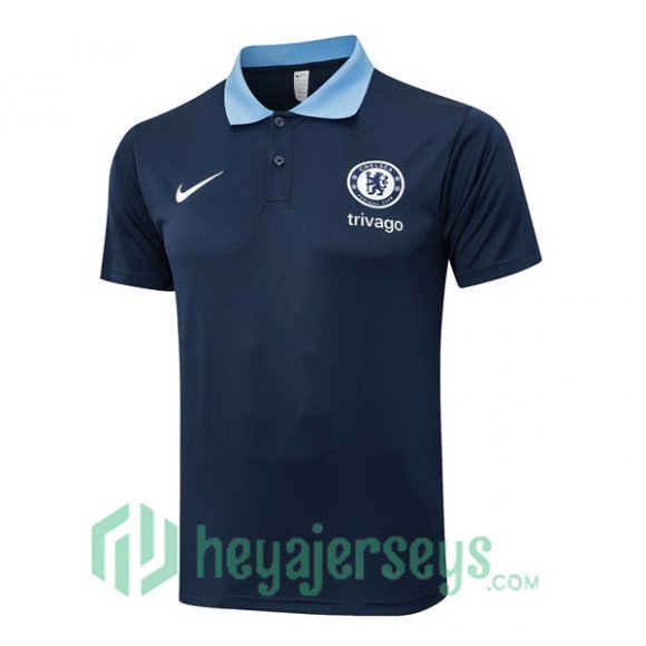 Soccer Polo FC Chelsea Blue Royal 2024/2025