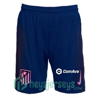 Atletico Madrid Third Soccer Shorts Blue 2024/2025