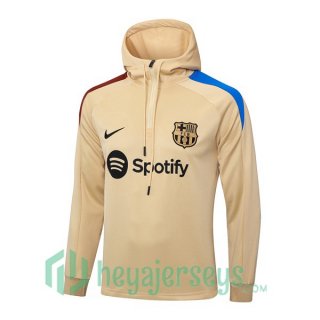 Hooded Sweatshirt FC Barcelona Yellow 2024/2025