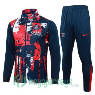 Training Jacket Paris Saint Germain Blue Royal Red 2024/2025