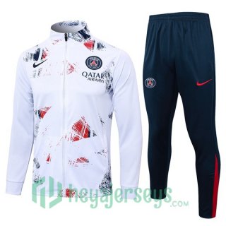 Training Jacket Paris Saint Germain White 2024/2025