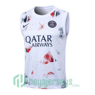 Soccer Vest Paris Saint Germain White 2024/2025