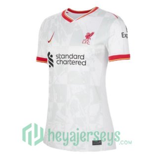 FC Liverpool Women Third Soccer Jerseys White 2024/2025