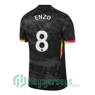 FC Chelsea (Enzo 8) Third Soccer Jerseys Black 2024/2025