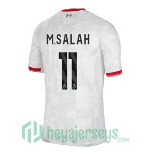 FC Liverpool (M.SALAH 11) Third Soccer Jerseys White 2024/2025