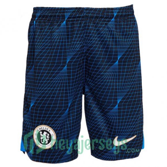 FC Chelsea Away Soccer Shorts Blue 2023/2024