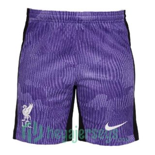 FC Liverpool Third Soccer Shorts Purple 2023/2024