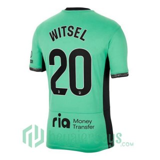 Atletico Madrid (Witsel 20) Third Soccer Jerseys Green 2023/2024