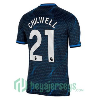 FC Chelsea (Chilwell 21) Away Soccer Jerseys Blue 2023/2024