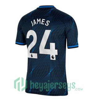 FC Chelsea (James 24) Away Soccer Jerseys Blue 2023/2024
