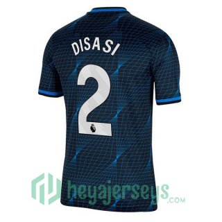 FC Chelsea (Disasi 2) Away Soccer Jerseys Blue 2023/2024