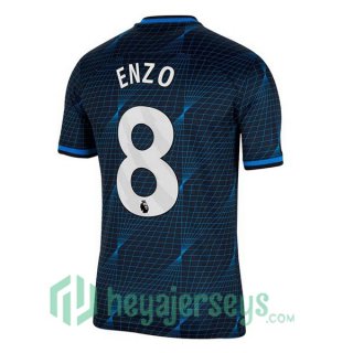FC Chelsea (Enzo 8) Away Soccer Jerseys Blue 2023/2024