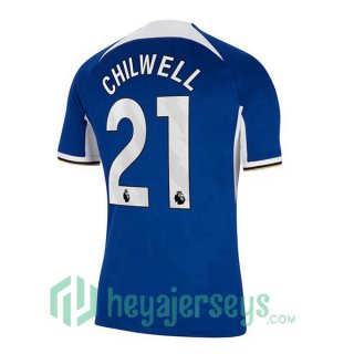 FC Chelsea (Chilwell 21) Home Soccer Jerseys Blue 2023/2024