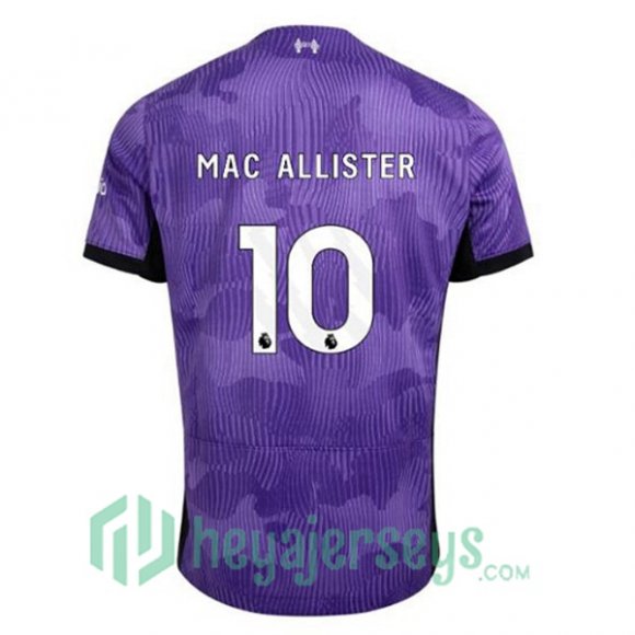 FC Liverpool (MAC ALLISTER 10) Third Soccer Jerseys Purple 2023/2024