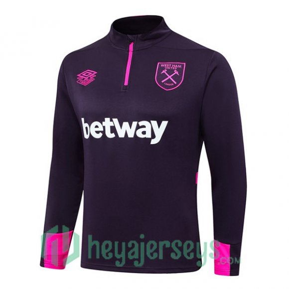 Training Sweatshirt West Ham United Purple 2024/2025