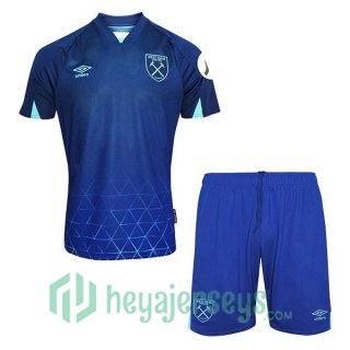 West Ham Kids Third Soccer Jerseys Blue 2023/2024