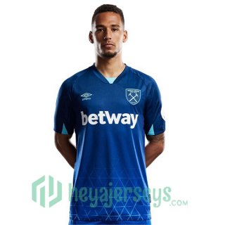 West Ham Third Soccer Jerseys Blue 2023/2024