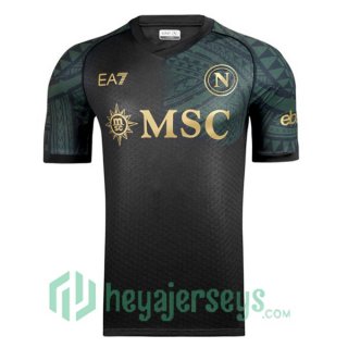 SSC Napoli Third Soccer Jerseys Black 2023/2024