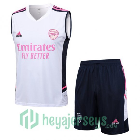 Arsenal Soccer Vest + Shorts White 2023/2024