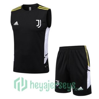 Juventus Soccer Vest + Shorts Black 2022/2023